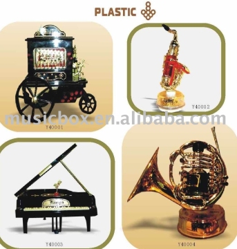 plastic music box