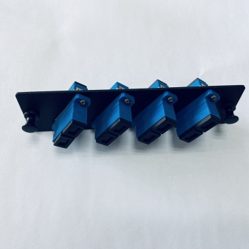 LGX Adapter Plate with 4 Duplex SC Blue Adapters
