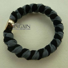 Yiwu Nice Hair Accessories Thick Elastic Hair Ties Glod Color Knot