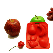 Custom Silicone Ice Cube Tray In Fruit Shape