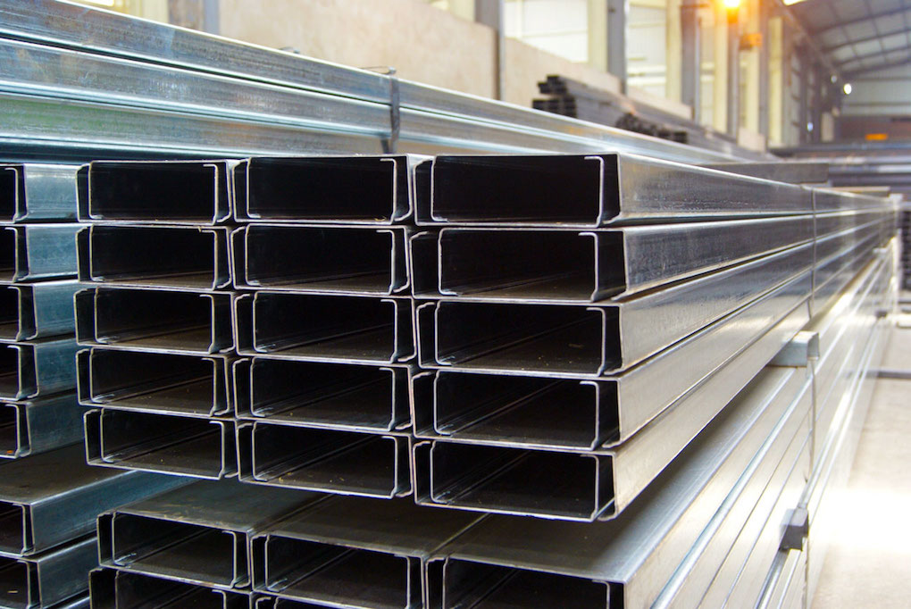 Galvanized steel c Profiles price list, cold formed galvanized steel channel steel profile