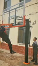 fixed height adjustable basketball hoop
