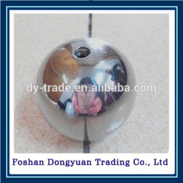 chrome plated with through hole steel ball