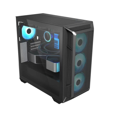 New Mesh Panel Glass Side Panel Middle Tower ATX/ITX Cube Custom Gaming Computer Case - Water-Cooled Compatible