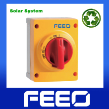 Disconnector Breaker Solar Energy 600VDC 16A Three Pole Isolator Switch