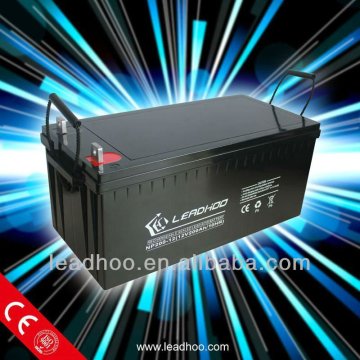 12V200AH lead acid/gel battery for scooter electric