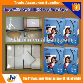 yes photo paper inkjet crystal glossy photo paper