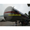 54 CBM Bulk được sử dụng LPG Trailers xe tăng