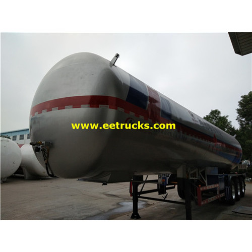 54 CBM Bulk Used LPG Tank Trailers