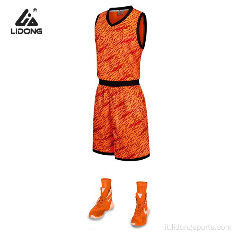 Set di maglia da basket mimetico