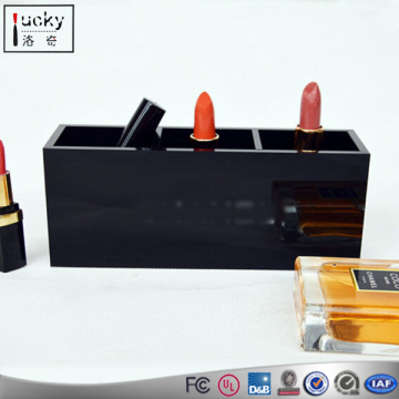 Cosmetic acrylic box with dividers for acrylic cosmetic show case