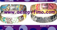 fashion fimo alloy bangle