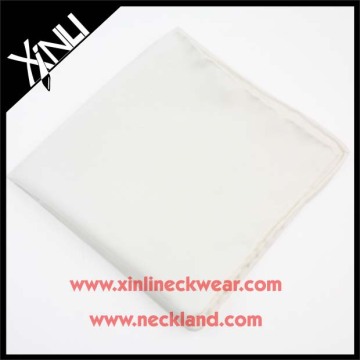 Mens Popular Personalized 100 Cotton White Handkerchief