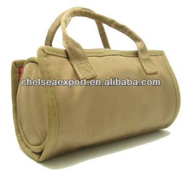 fashion detachable handle canvas travel toilet kit bag