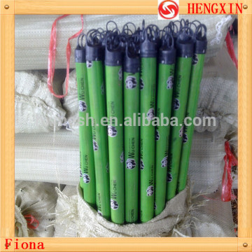 broom handle with plastic hook