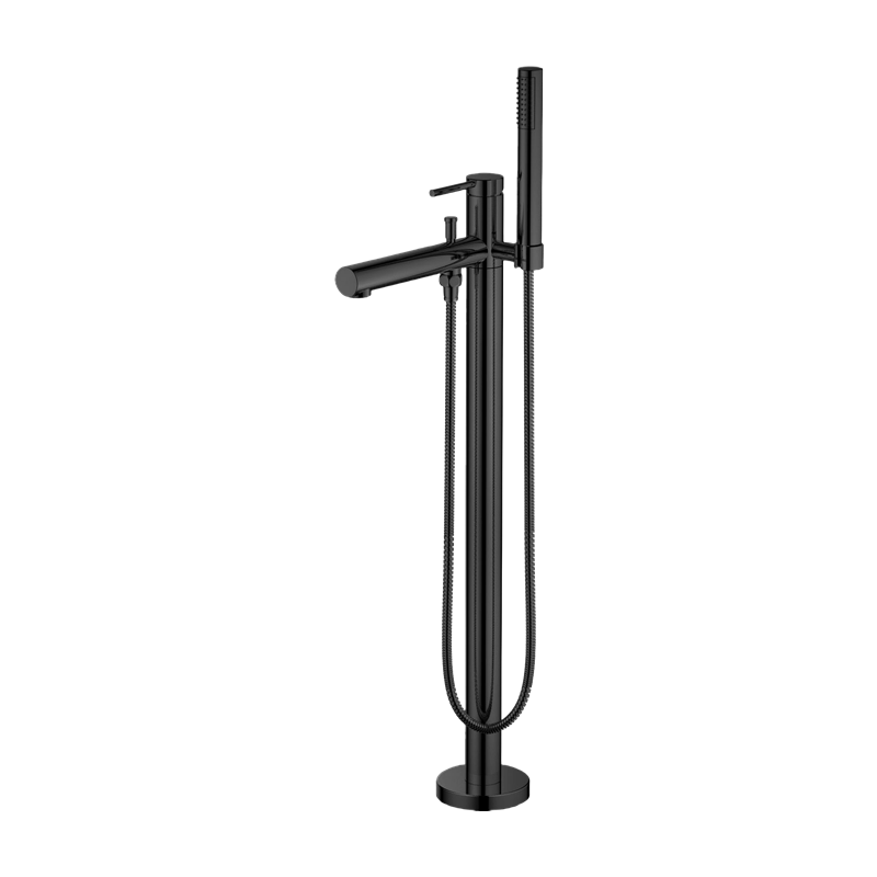 Single Lever Bath Faucet Floor Standing with shower hand