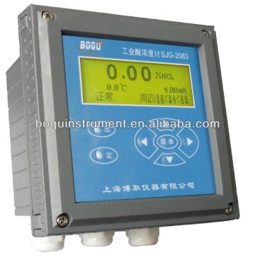 SJG-2084 Chemical industry Water analysis Industrial Online RS485 &232 Electrical Acid Concentration Meter