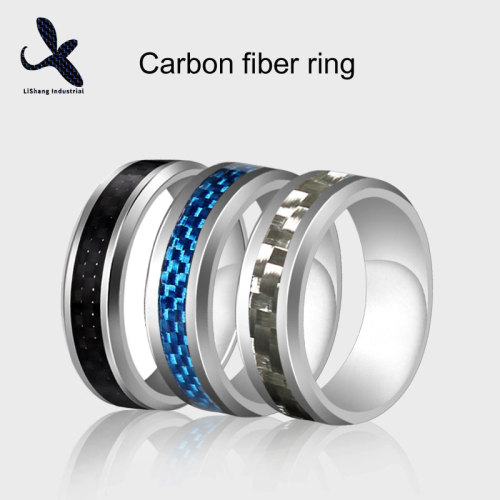 Top Quality Fashion Tungsten Carbon Fiber Ring