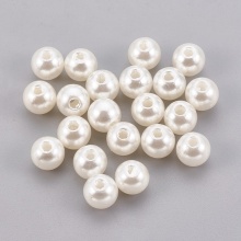 Pandahall 14mm Round Old Lace ABS Plastic Imitate Pearl Beads: Detailed Search Engine Title