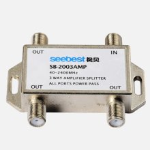 3 way Satellite amplifier splitter active splitter 5-2300MHz