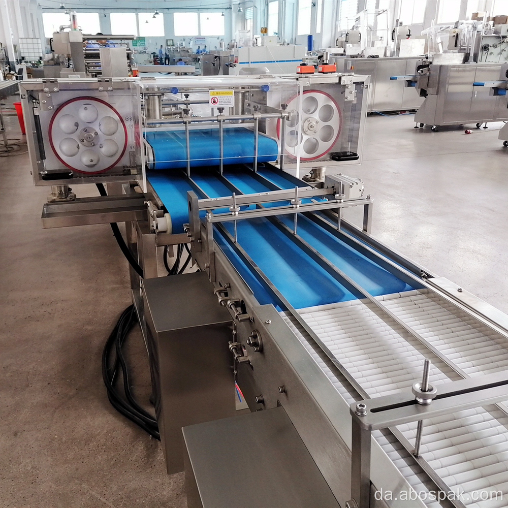 Burger Bun Bread Slicer Tæller Pillow Packaging Machine