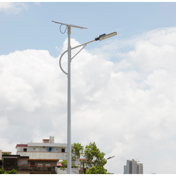 Outdoor integrated solar street light