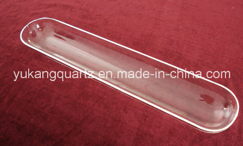 Half Moon Boat Shape Quartz Tube Wafer Boat for PV Used