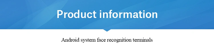 High Quality Tablet Face Recognition Android Face Recognition with Body Temperature