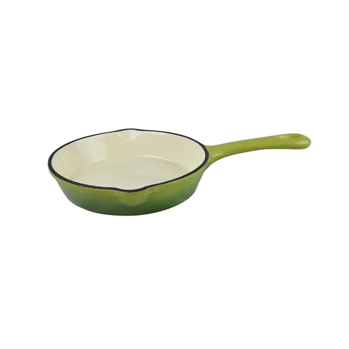 Cast-Iron Enamel Skillet Pan