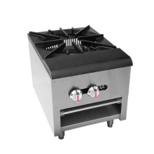 Commercial Hotel Kitchen Gas Range Stove with Gas Stock Pot