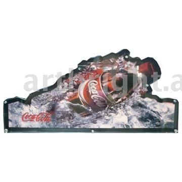 Special-Shape Flash Light Box with acrylic frame