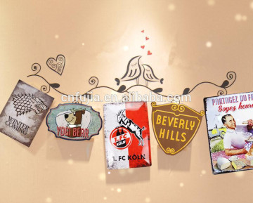 Custom order decorative metal sign/tin signs wall hanging vintage tin sign