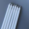 400g white pillar fluted candles wax candel