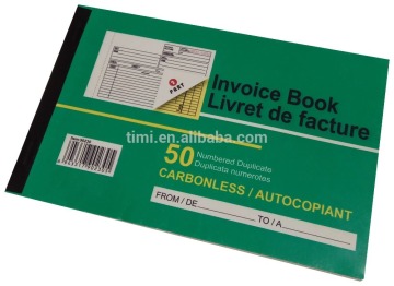 Job Work Order Book invoice book