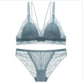 Ensemble bralette et culotte en dentelle pour adolescentes sexy