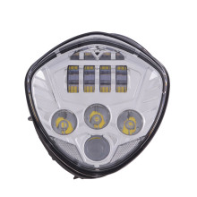 YongJin LED Headlight High/Low Beam Motorcycle Front Lamp for Victory