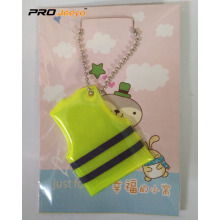 Mobile Phone Reflective Decorative Vest Key Chain