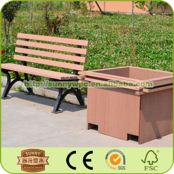 wood plastic composite garden benches sale
