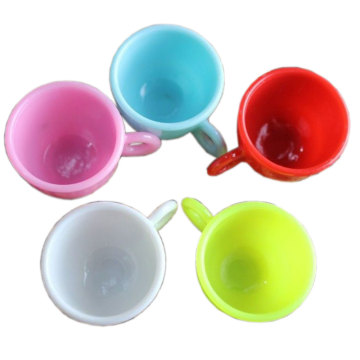 Nouvelle nouveauté résine tasse à café charmes doux bonbons couleur 3D boisson tasse ornements boisson tasse artisanat maison de poupée décoration