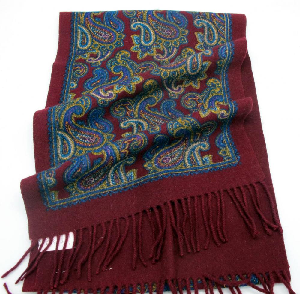 Printed Wool Scarf Yf 2013 439 01