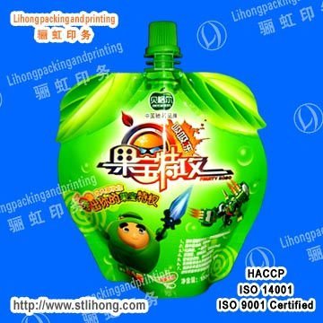 Food Grade Plastic Packaging Bag of Apple Shape