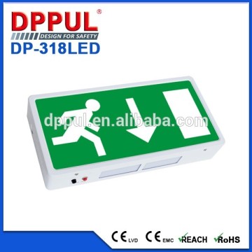 IP20 White LED Emergency Exit Box