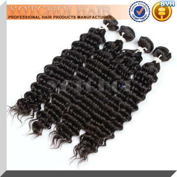 Wholesale Cheap Price Top quality virgin hair deep wave weave Malaysian curly weave