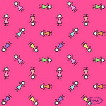 Kids wrapping paper sheet design