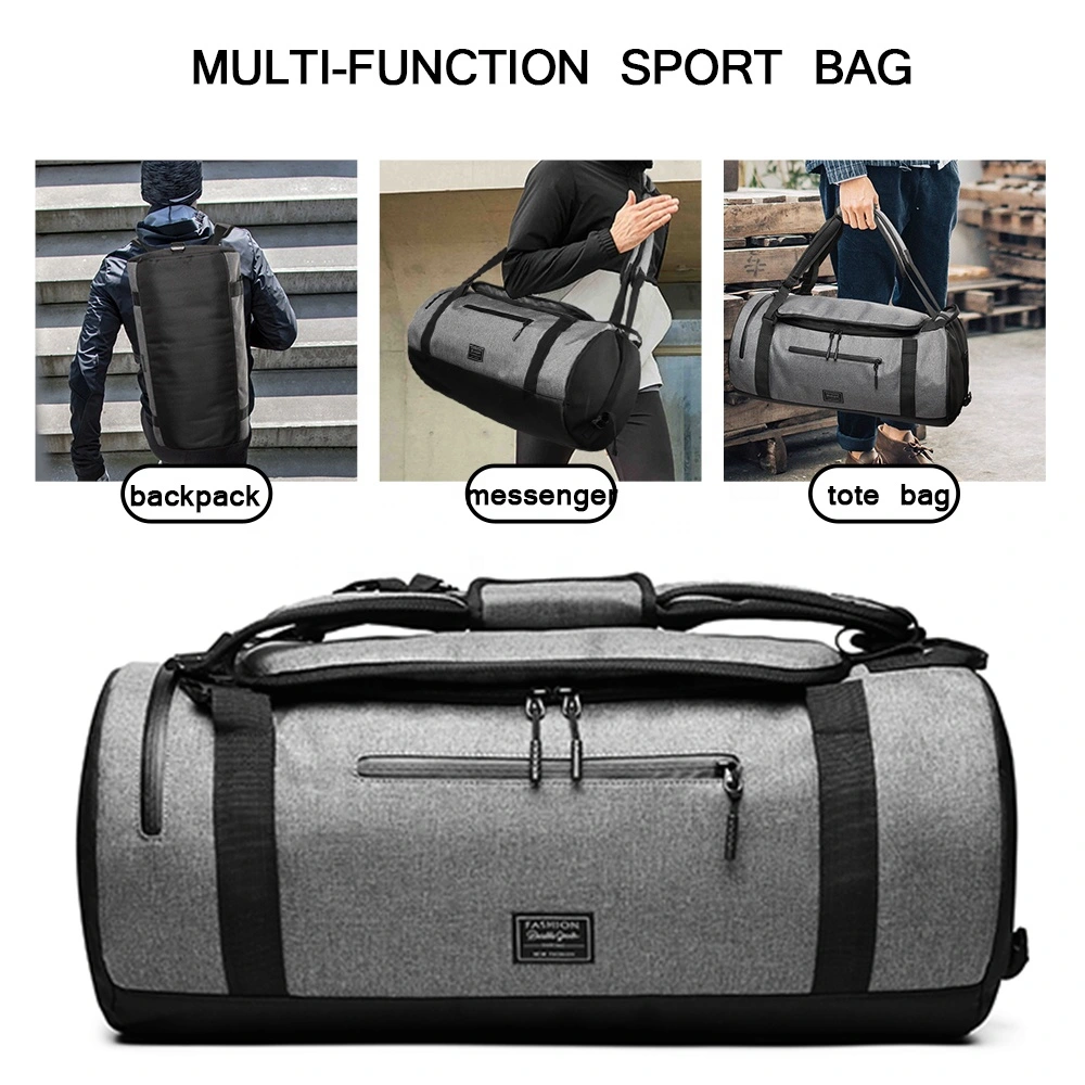 Custom Logo Men Weekender Workout Bag for Gym Sport Spend The Night Duffle Bag