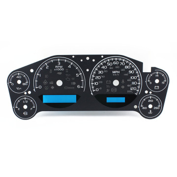 2D Automobile Meter Dial and Custom 2D Dashboard Speedometer for Universal Car
