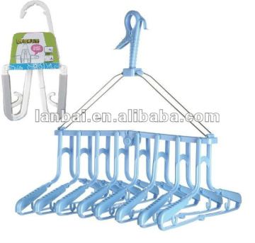 Collapsible Cloth Hanger, 8pcs cloth hanger, magic cloth hanger