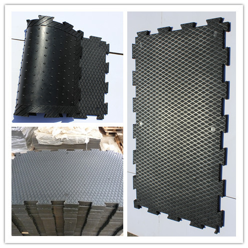 Anti-Skid Interlocking Stable Use Cow Rubber Mat, Burn Flooring Mats Various Thickness