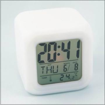 Cube LCD calendar clock