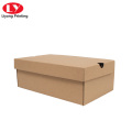 foldable packaging shoe paper box with string